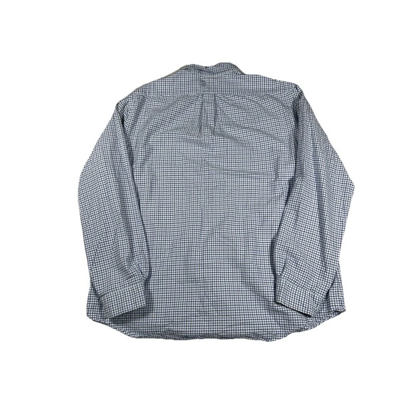 Polo Ralph Lauren Shirt Men's 2XLT Blue Gingham Check Long Sleeve Flesh Pony EUC - Picture 3 of 5